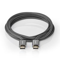 High Speed HDMI-kabel met Ethernet | HDMI-Connector - HDMI-Connector | Gun Metal Grey | Gevloc - thumbnail