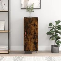 Dressoir 34,5x34x90 cm bewerkt hout gerookt eiken