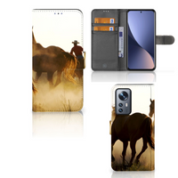 Xiaomi 12 Pro Telefoonhoesje met Pasjes Design Cowboy