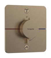 Hansgrohe ShowerSelect Comfort Q thermostaat inbouw voor 2 functies met geïntergreerde zekerheidscombinatie volgens EN1717, Brushed Bronze