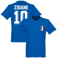 Frankrijk Olympische Spelen Shirt 1968 + Zidane 10 - thumbnail