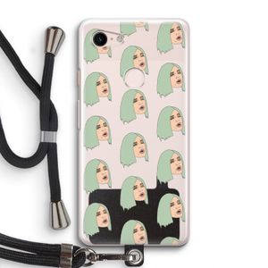 King Kylie: Pixel 3 Transparant Hoesje met koord
