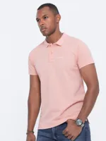 Italian Style - Catania - Heren Poloshirt - Pink Roze - Style-Italie
