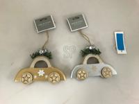 Auto Hangdeco 7 cm 2Ass Zilv/Gd - Nampook