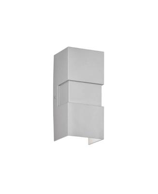 Fischer & Honsel Zilvergrijze muurspotOslo voor buiten - 30401