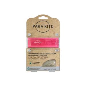 Parakito Armband fuchsia met 2 tab (1 st)