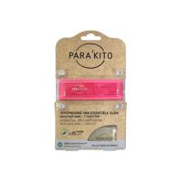 Parakito Armband fuchsia met 2 tab (1 st) - thumbnail