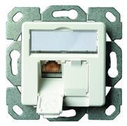 J00020A0389  (5 Stück) - 2x RJ45 8(8) Data outlet Cat.5E white J00020A0389