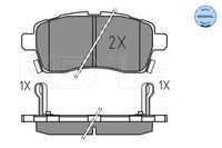 Remblokkenset, schijfrem 0252285015 - thumbnail