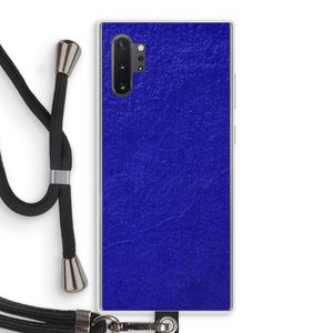 Majorelle Blue: Samsung Galaxy Note 10 Plus Transparant Hoesje met koord