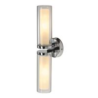 SLV Badkamer muurlamp WL 106 2x E14 1002229