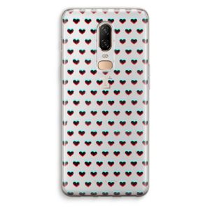Hartjes: OnePlus 6 Transparant Hoesje