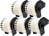 5x Brother DK-22214/DK22214 - Compatible Labels - 240/rol - 30x12mm - P-Touch QL500A - 500BS - 500BW - 550 - 560 - 560VP - 570 - 580N - 650TD - 700 - 710W - 720W - 720NW - 1050 - 1050A1 - 1050N - 1050NA1-1060-1060N