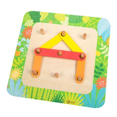 Classic World world mijn houten leerpuzzel, 29dlg.