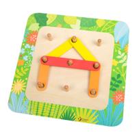 Classic World world mijn houten leerpuzzel, 29dlg.
