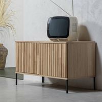 WOOOD Exclusive TV-meubel 'New Gravure' Eiken, 100cm, kleur Naturel