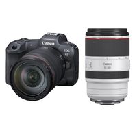Canon EOS R5 systeemcamera Zwart + RF 24-105mm f/4.0L IS USM + RF 70-200mm f/2.8L IS USM