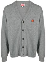 Kenzo cardigan en laine à manches longues - Gris