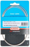 Schakel binnenkabel Elvedes 2250 mm 7 ×7 draads RVS ø1,1mm met N-nippel ø4.5 × 4.5mm - Zilver