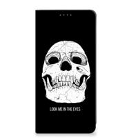 Mobiel BookCase Google Pixel 8A Skull Eyes - thumbnail