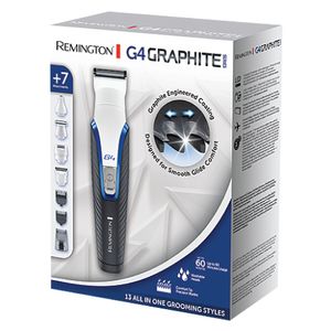 Remington G4 Graphite Zwart, Blauw, Wit