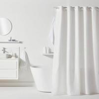 Douchegordijn TODAY Wit Polyester 180 x 200 cm (12 Stuks)