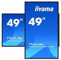 Iiyama ProLite TF4939UHSC-B1AG Large Format display Energielabel: G (A - G) 124.5 cm (49 inch) 3840 x 2160 Pixel 24/7 Geïntegreerde luidspreker, Portretmodus, - thumbnail