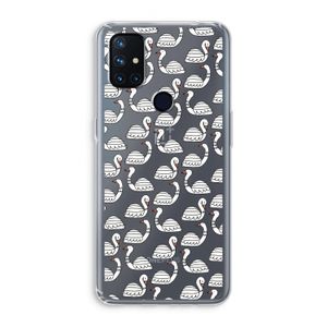 Zwanen: OnePlus Nord N10 5G Transparant Hoesje