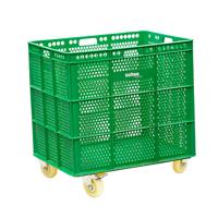 PU BASKET WITH WHEELS