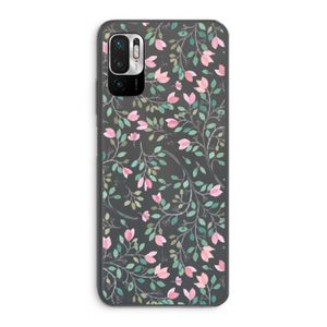 Sierlijke bloemen: Xiaomi Redmi Note 10 5G Transparant Hoesje