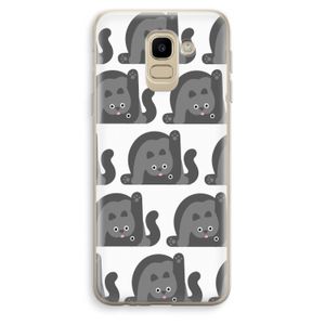Cats: Samsung Galaxy J6 (2018) Transparant Hoesje
