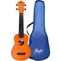 Flight Travel Series TUS35 Orange sopraan ukelele met gigbag - thumbnail