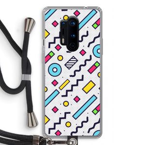 8-bit N°8: OnePlus 8 Pro Transparant Hoesje met koord