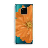 Orange Ellila flower: Huawei Mate 20 Pro Transparant Hoesje