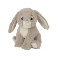 Pluche knuffel konijn van 16 cm   - - thumbnail