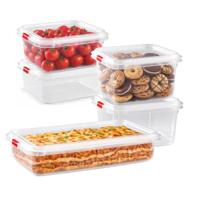 Plasticforte Vershoudbakjes set Frost - 5x stuks - vriezer bakjes - kunststof - diverse maten