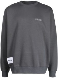 izzue sweat à logo imprimé - Gris