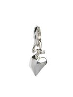 Parts of Four boucle d'oreille Jazz's Solid Heart en argent sterling