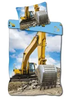 Graafmachine peuterdekbedovertrek 100 x 135 Cm Katoen