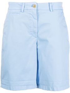 Tommy Hilfiger short en coton biologique à logo brodé - Bleu