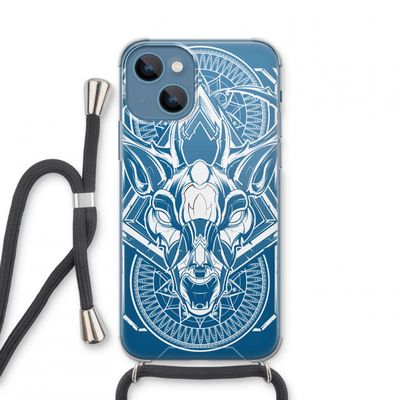 Oh Deer: iPhone 13 mini Transparant Hoesje met koord