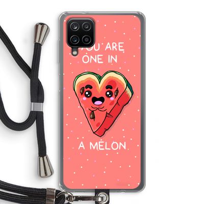 One In A Melon: Samsung Galaxy A12 Transparant Hoesje met koord