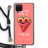One In A Melon: Samsung Galaxy A12 Transparant Hoesje met koord