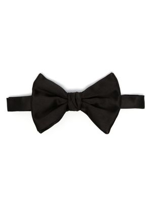 Giorgio Armani nœud papillon en soie - Noir