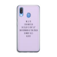 Relatief: Samsung Galaxy A40 Transparant Hoesje Relatief: Samsung Galaxy A40 Transparant Hoesje