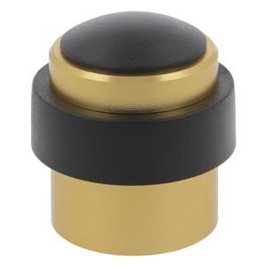 AMIG Deurstopper/deurbuffer - 1x - D30mm - inclusief schroeven - goud