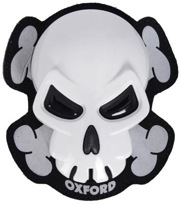 OXFORD Knee slider skull white