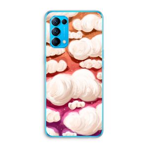 Katoen Wolken: Oppo Find X3 Lite Transparant Hoesje