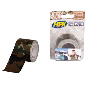 HPX Pantsertape | Camouflage | 48mm x 5m - CA5005 | 10 stuks CA5005