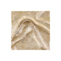 Gihan Gold gegoten aluminium wandpaneel golflijnen M